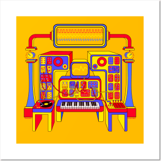 Modular Synthesizer Electronic Musician Posters and Art